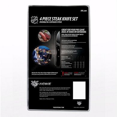 Boston Bruins 4-Piece Steak Knife Set