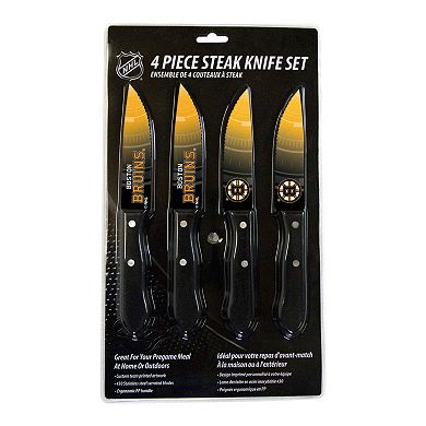 Boston Bruins 4-Piece Steak Knife Set