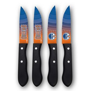 Edmonton Oilers 4-Piece Steak Knife Set