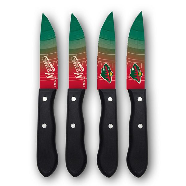 Minnesota Wild 4Piece Steak Knife Set