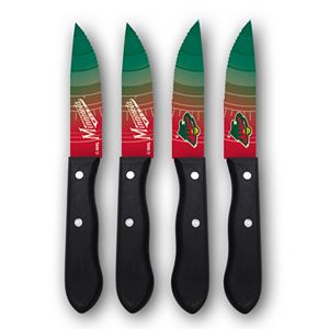 Minnesota Wild 4-Piece Steak Knife Set