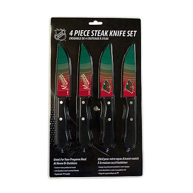 Minnesota Wild 4-Piece Steak Knife Set