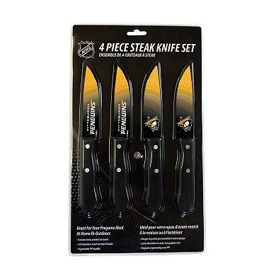 Pittsburgh Penguins 4-Piece Steak Knife Set