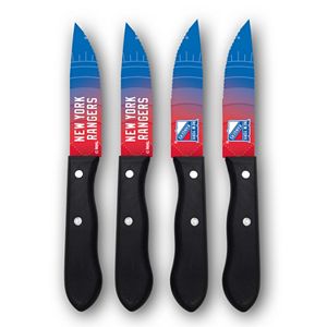New York Rangers 4-Piece Steak Knife Set
