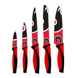 Calgary Flames 5-Piece Cutlery Knife Set