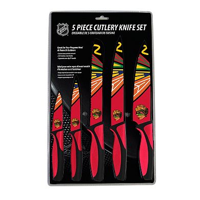 Chicago Blackhawks 5-Piece Cutlery Knife Set
