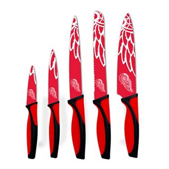 Detroit Red Wings 5 pc Cutlery Knife Set