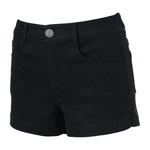 Juniors' SO® High Waist Denim Shortie Shorts