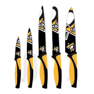 Pittsburgh Penguins 5-Piece Cutlery Knife Set