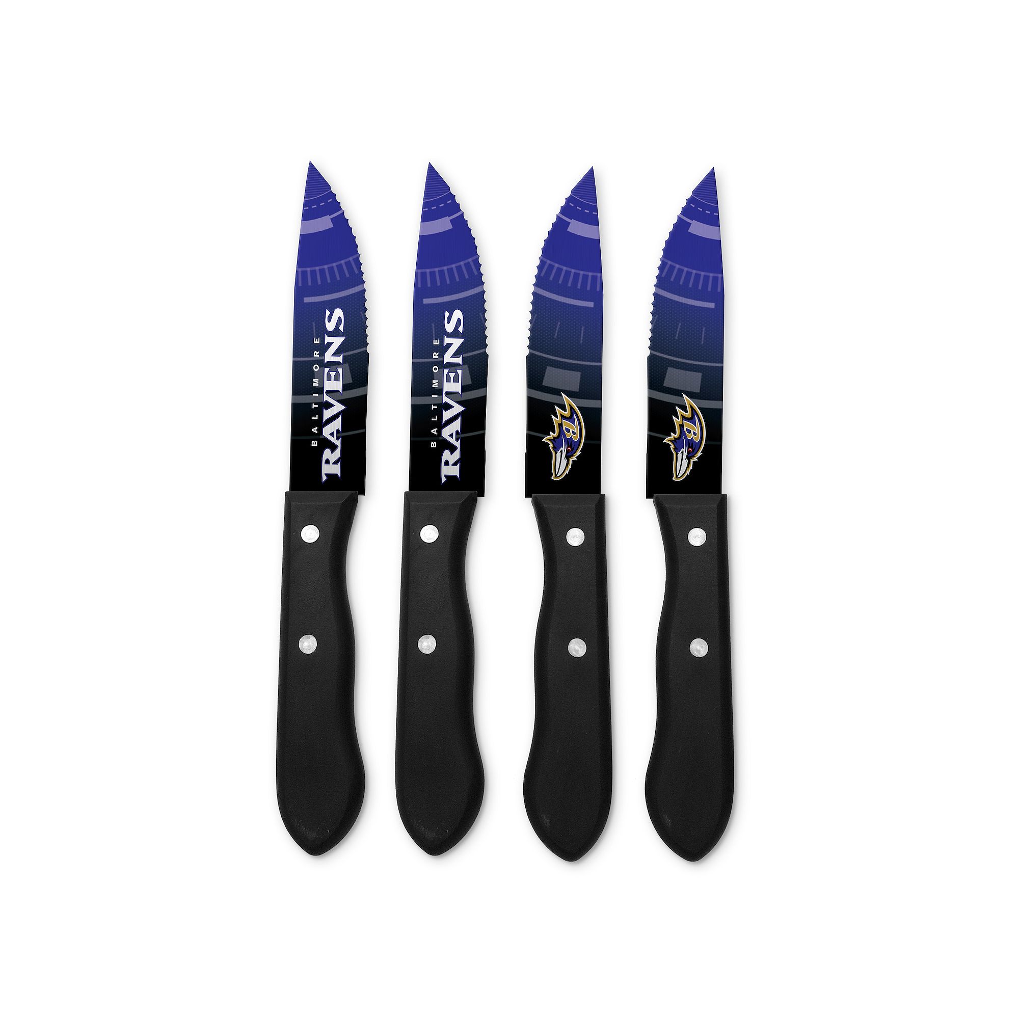 Baltimore Ravens 4-Piece Steak Knife Set, Team