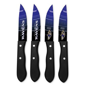 Baltimore Ravens 4 pc Steak Knife Set