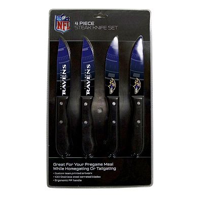 Baltimore Ravens 4-Piece Steak Knife Set