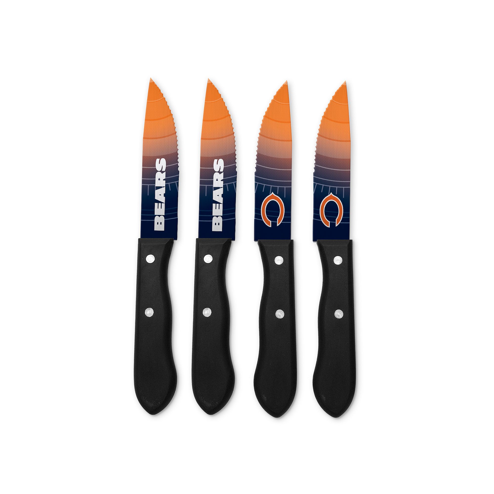 Chicago Bears 4-Piece Steak Knife Set, Team