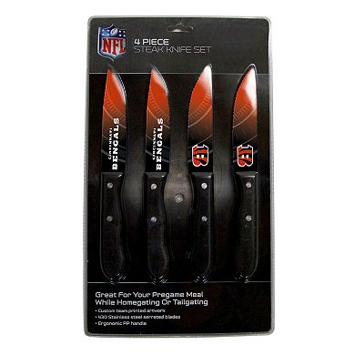 Cincinnati Bengals 4-Piece Steak Knife Set