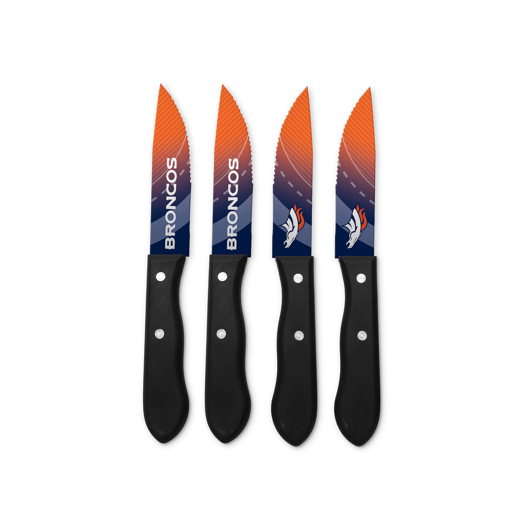 Denver Broncos 4-Piece Steak Knife Set, Team