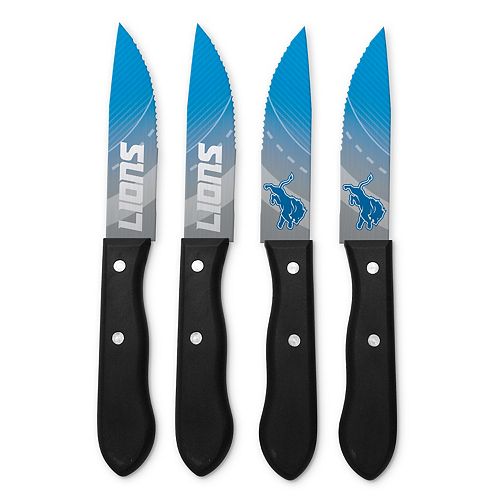 Detroit Lions 4Piece Steak Knife Set