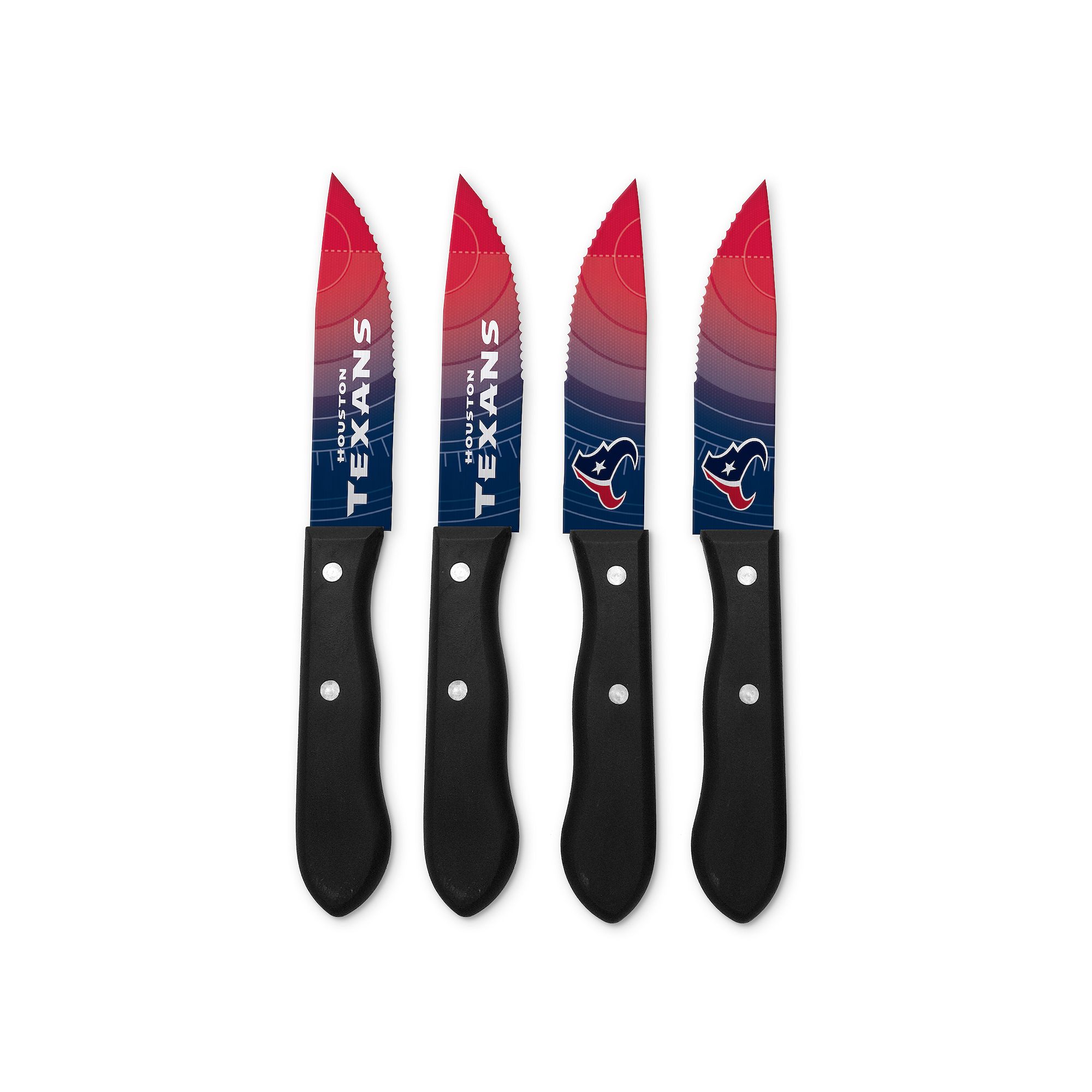 Houston Texans 4-Piece Steak Knife Set, Tsx Team