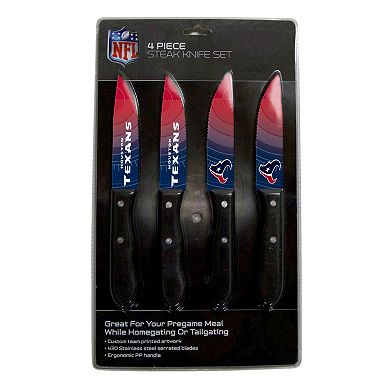 Houston Texans 4-Piece Steak Knife Set