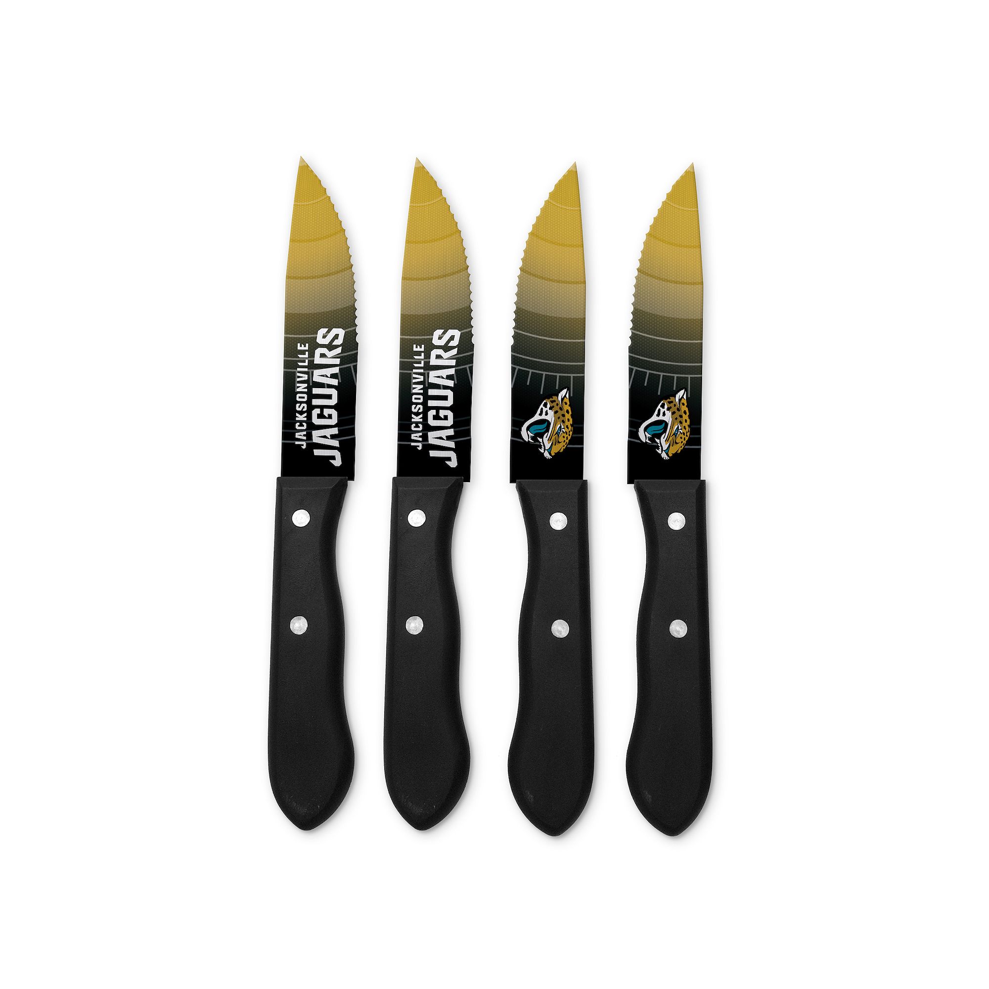 Jacksonville Jaguars 4-Piece Steak Knife Set, Team