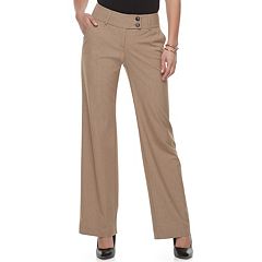 pants khaki womens beig kohls dress pull