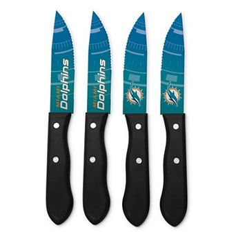 Miami Dolphins 4 pc Steak Knife Set