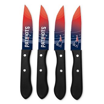 New England Patriots 4 pc Steak Knife Set