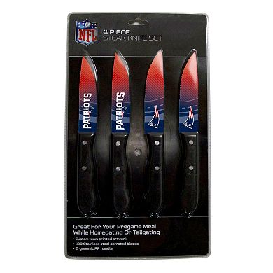 New England Patriots 4-Piece Steak Knife Set