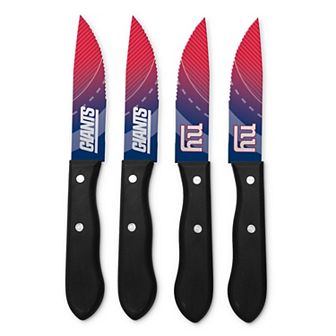 New York Giants 4 pc Steak Knife Set