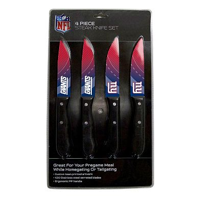 New York Giants 4-Piece Steak Knife Set