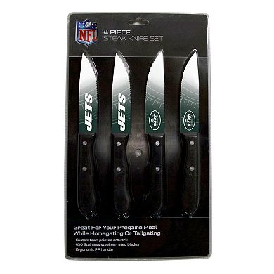 New York Jets 4-Piece Steak Knife Set