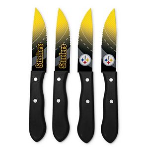 Pittsburgh Steelers 4-Piece Steak Knife Set