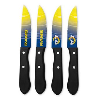 Los Angeles Rams 4 pc Steak Knife Set