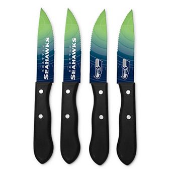 Seattle Seahawks 4 pc Steak Knife Set