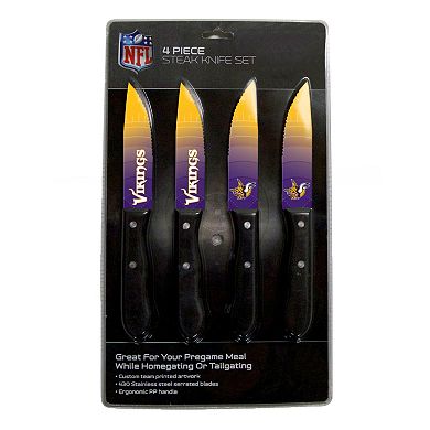 Minnesota Vikings 4-Piece Steak Knife Set