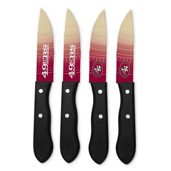 San Francisco 49ers 4 pc Steak Knife Set