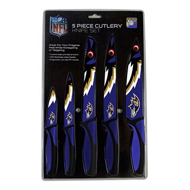 Baltimore Ravens 5-Piece Cutlery Knife Set