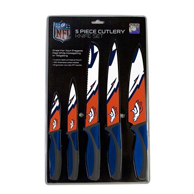 Denver Broncos 5-Piece Cutlery Knife Set