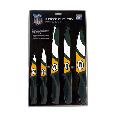 Green Bay Packers 5-Piece Cutlery Knife Set
