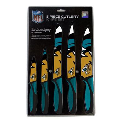 Jacksonville Jaguars 5-Piece Cutlery Knife Set