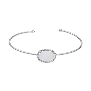 LC Lauren Conrad Nickel Free Mother of Pearl Cuff Bracelet