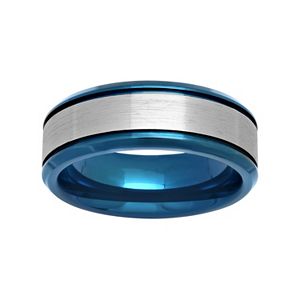 Men's Two Tone Stainless Steel Wedding Band