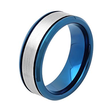 Men's Two Tone Stainless Steel Wedding Band