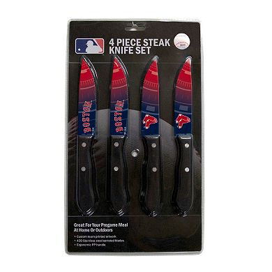 Boston Red Sox 4-Piece Steak Knife Set