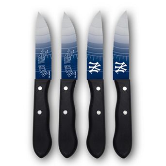 New York Yankees 4 pc Steak Knife Set