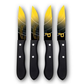 Pittsburgh Pirates 4 pc Steak Knife Set