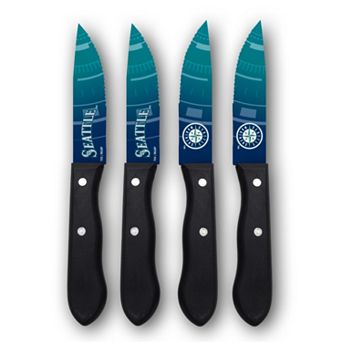 Seattle Mariners 4 pc Steak Knife Set