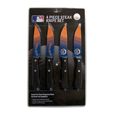 New York Mets 4-Piece Steak Knife Set