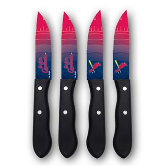 St. Louis Cardinals 4 pc Steak Knife Set