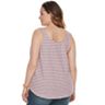 Plus Size Sonoma Goods For Life® Striped Swing Tank