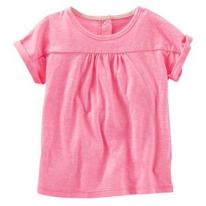 Toddler Girl OshKosh B'gosh® Roll Cuff Short Sleeve Top